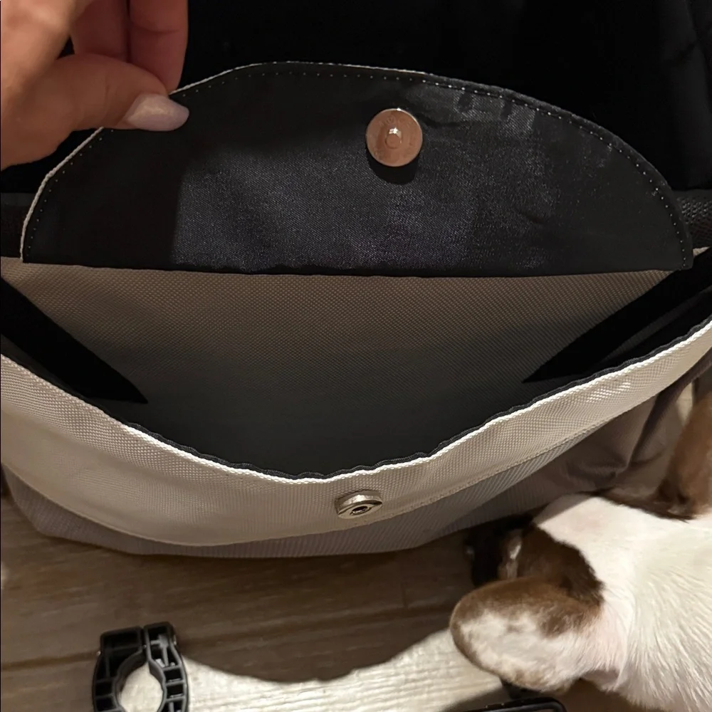 White and Black Pet Carrier